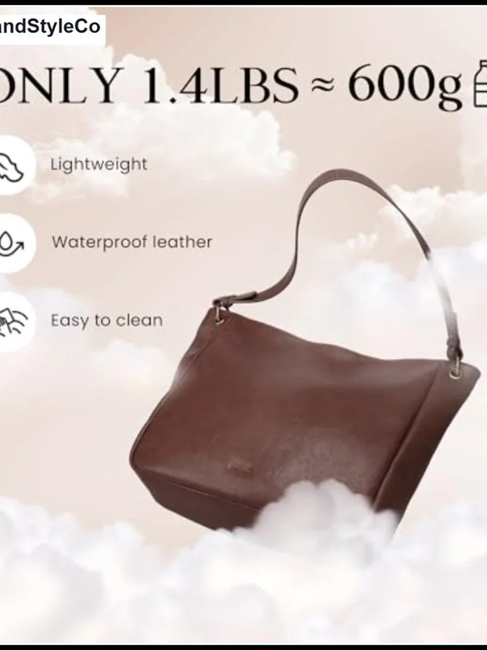 Genuine Leather Hobo Crossbody Bag Women Vintage Soft Handbag Shoulder 2 Straps